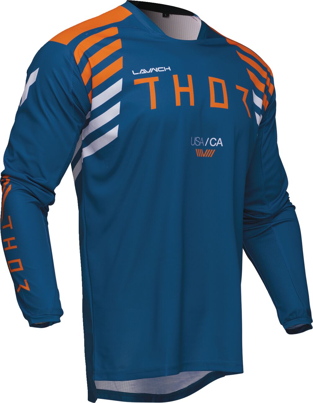 THOR LAUNCHMODE Zone Crosstrøye Blå/ Oransje/ Hvit - 3