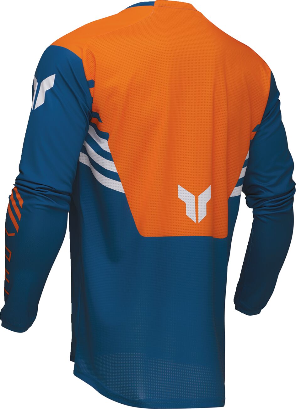 THOR LAUNCHMODE Zone Crosstrøye Blå/ Oransje/ Hvit - 2