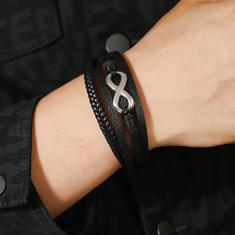Läderarmband "Eternity" - 2