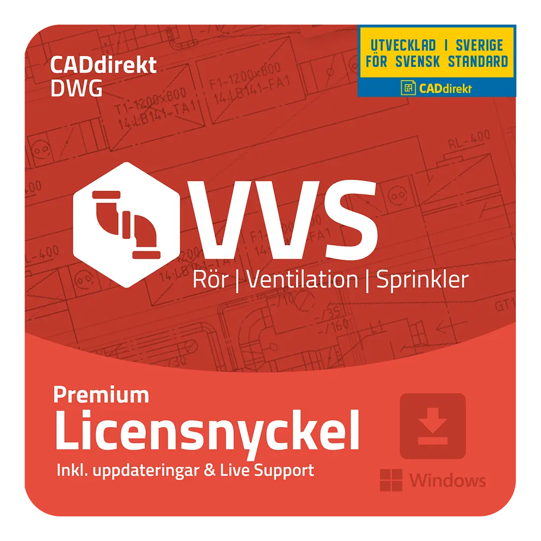 Hyr CADdirekt VVS i 12 mån