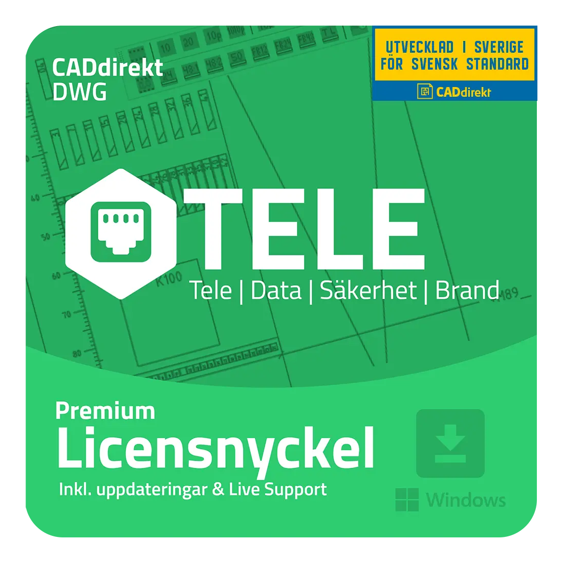 Hyr CADdirekt Tele i 12 mån 