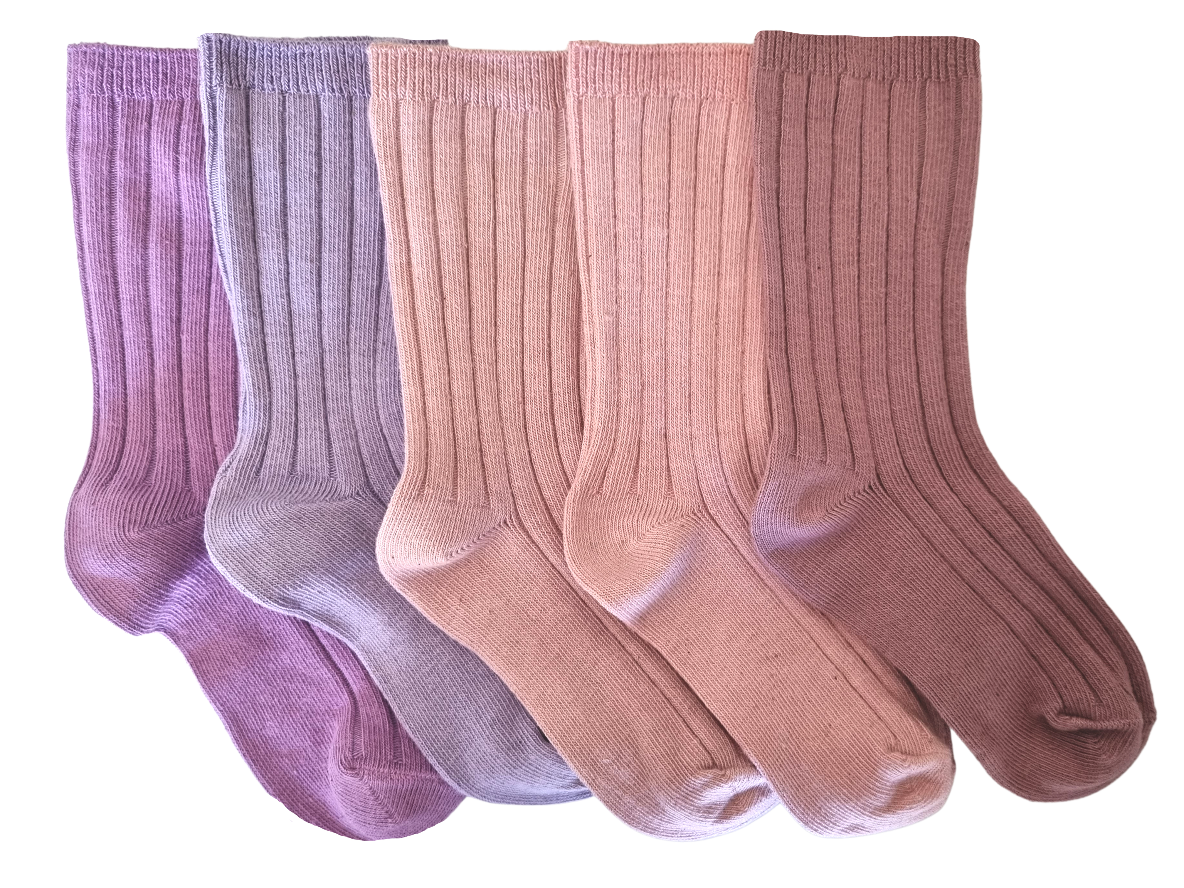 Strumpa 5-pack rosa