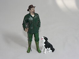 Figur Patrick +Dog  1:18  American Diorama
