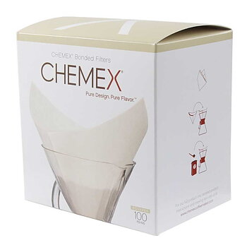 Chemex Classic Filter Squares - Fyrkantsformade förvikta filter till 6, 8 och 10 koppars bryggare