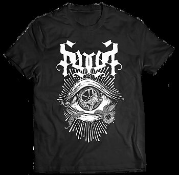 SPEGLAS - Avow SVART T-shirt