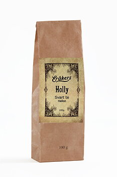Holly - Svart te - Hallon, 100g