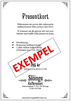 Presentkort