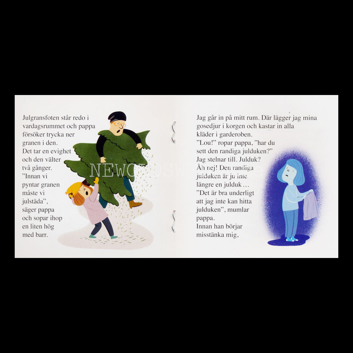 LOU & JULKLAPPARNA- pixiböcker - P85 - 2