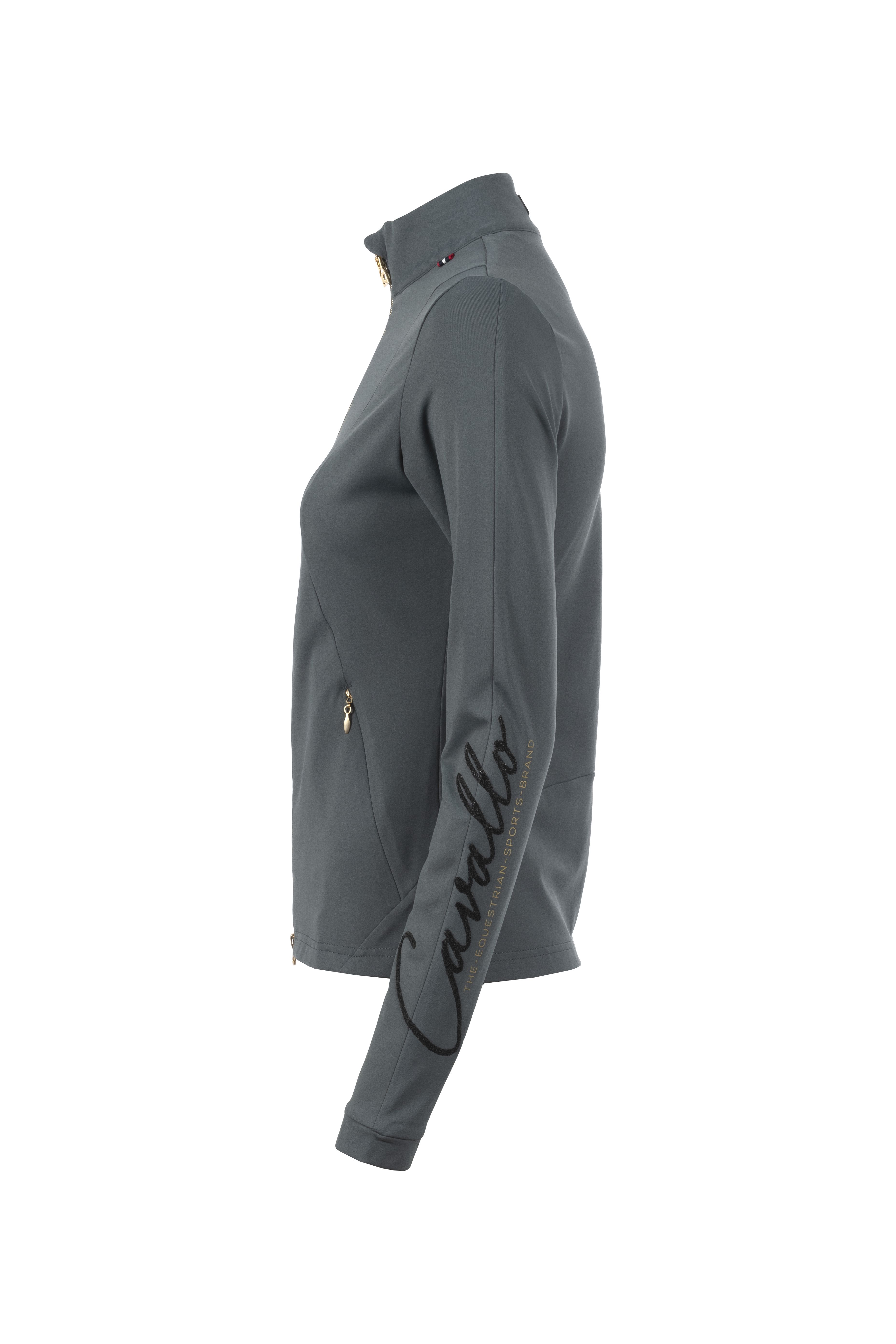 CAVALMADDIE Stand-Up Collar Jacket - Silver Pine 