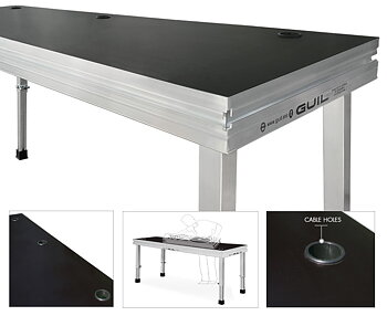 DJ-bord / 150/200 x 65 cm 