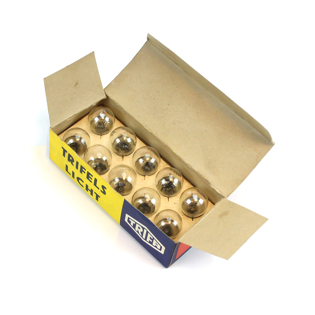 Glühbirne BA15S, 6V 15W, 10er-Pack Trifa, aus älteren Beständen, schöner Karton enthalten. - 2