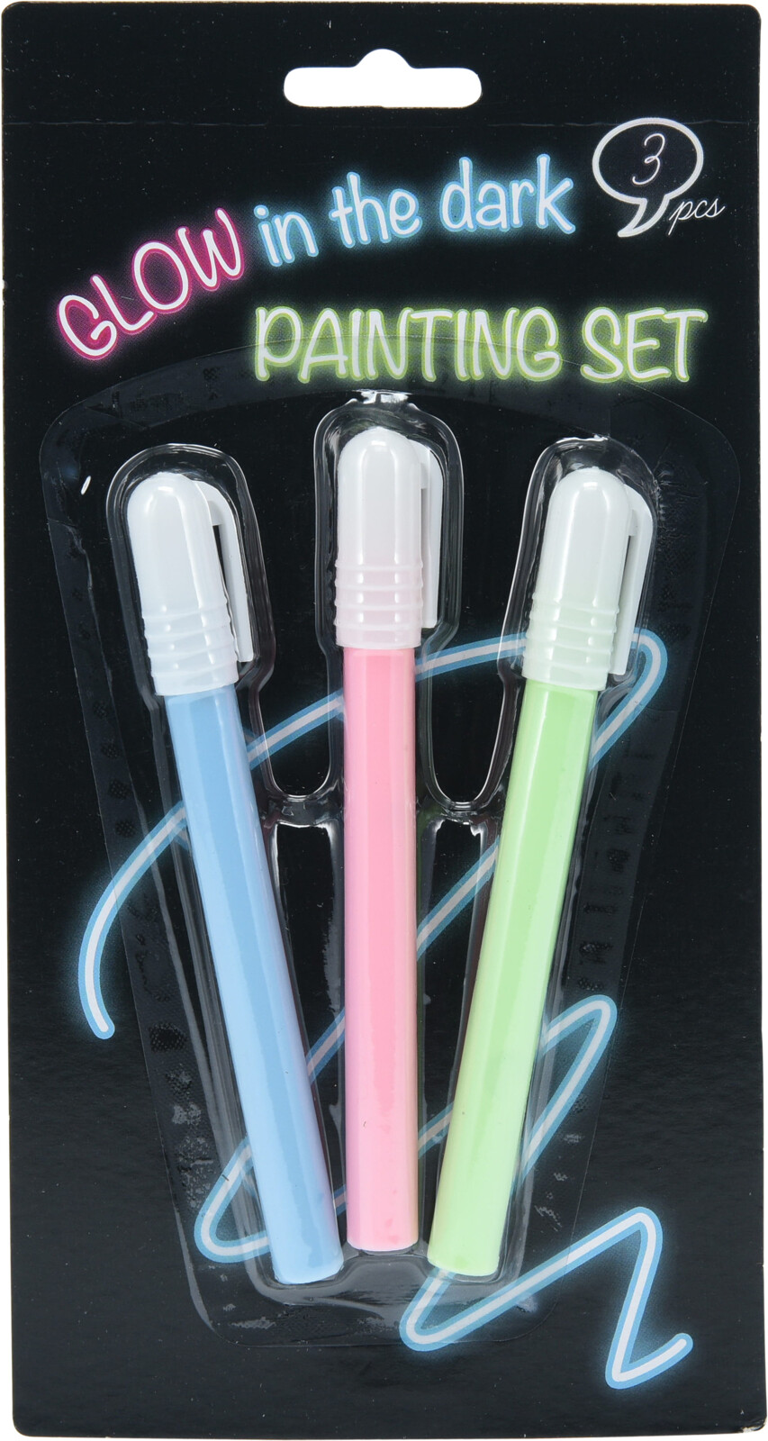 Glow in the dark pennor 3st