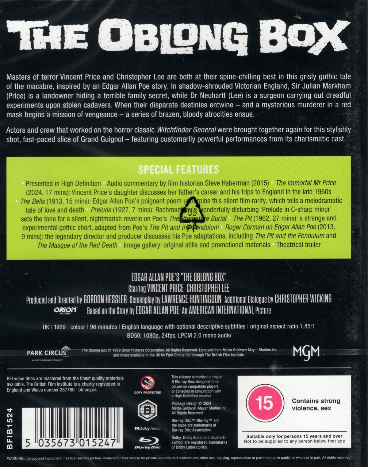 The Oblong Box (ej svensk text) (Blu-ray) - 2
