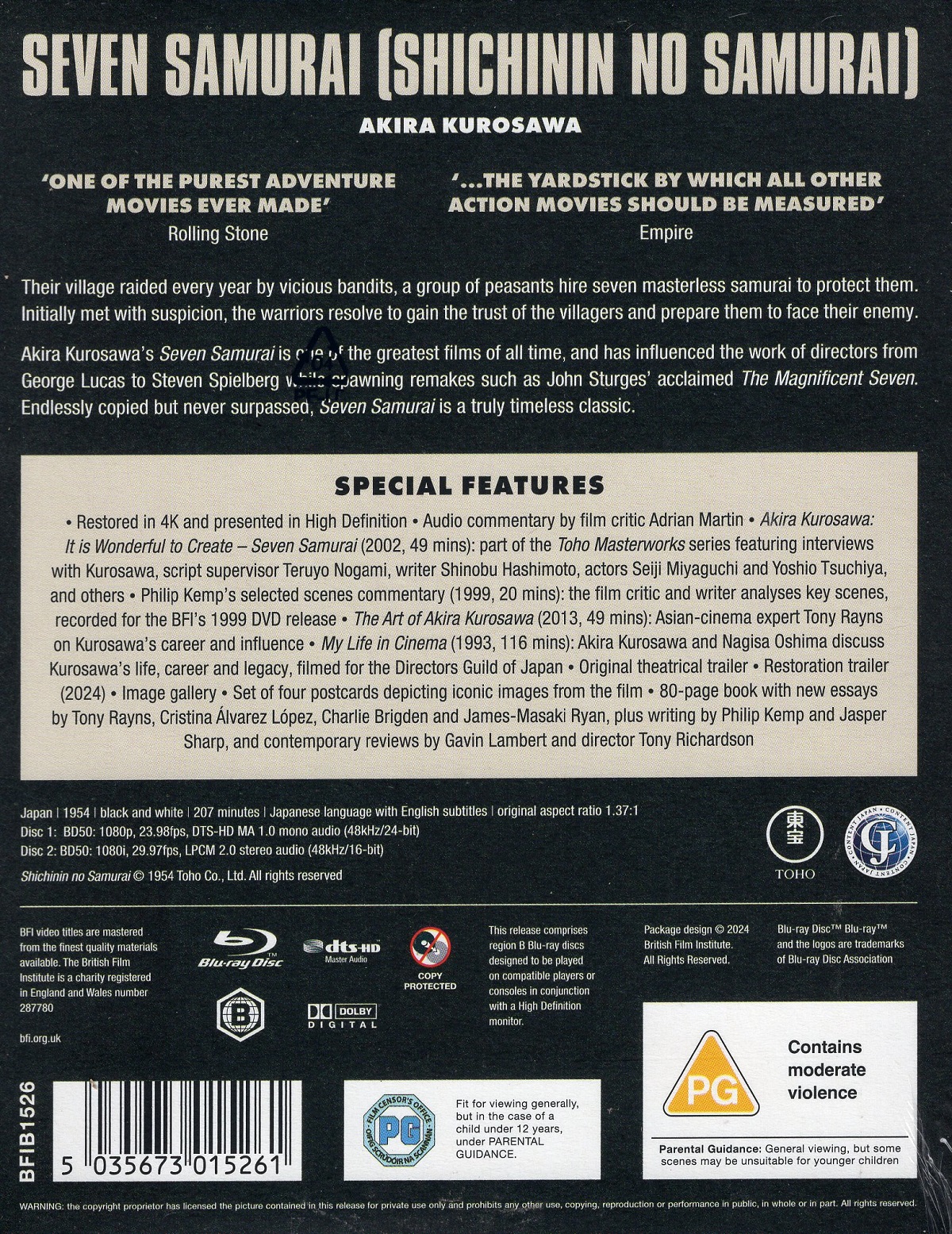 Seven Samurai (Limited Edition) (ej svensk text) (Blu-ray) - 2