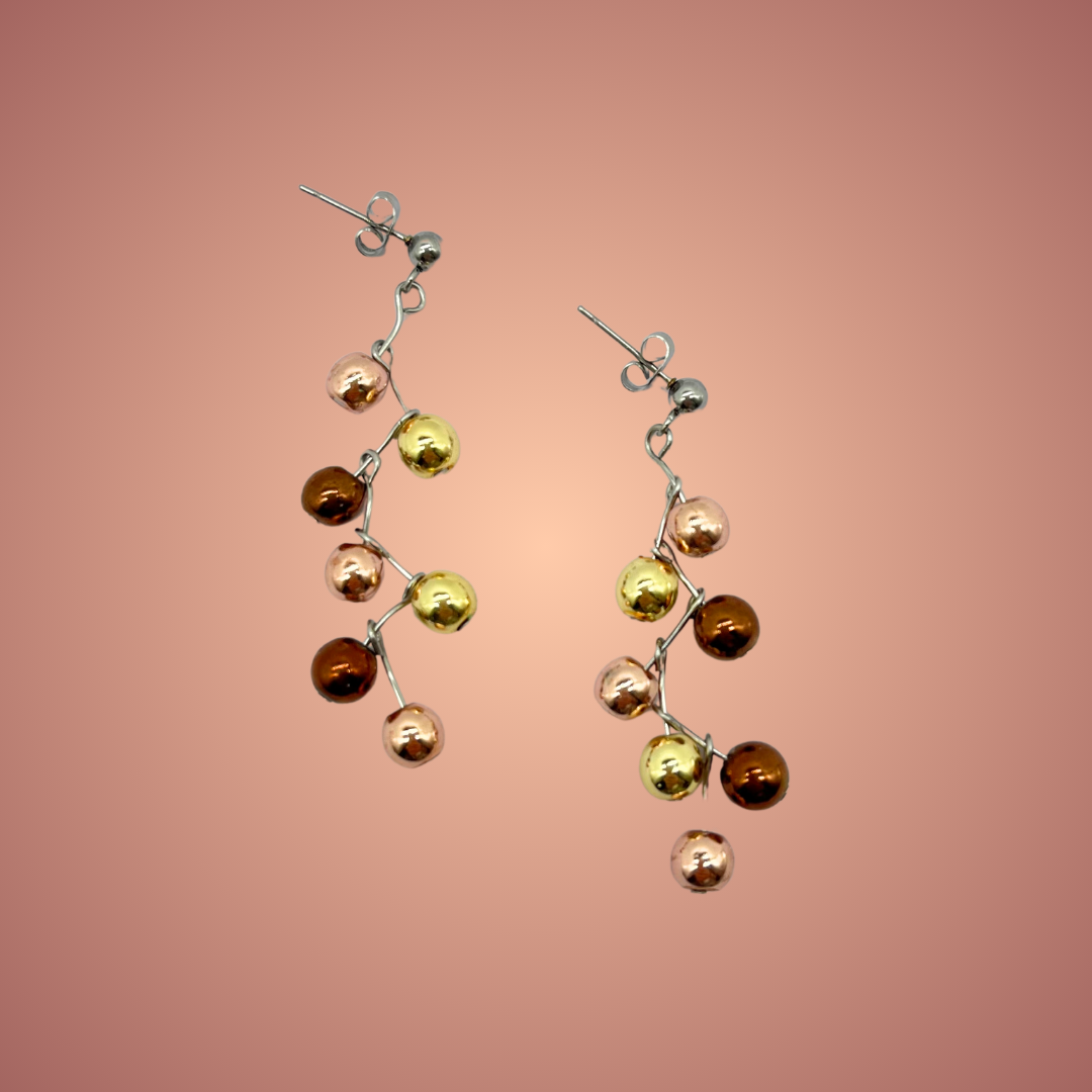 Golden Autumn Earrings