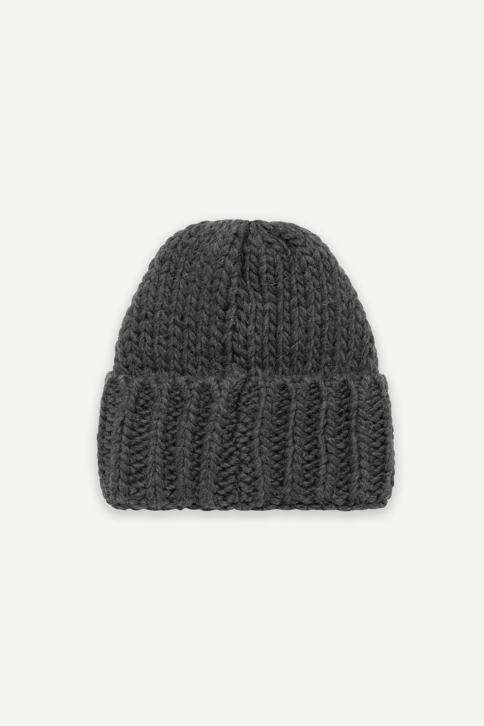 Replay Wool Blend Beanie Dark Grey Melange - 3