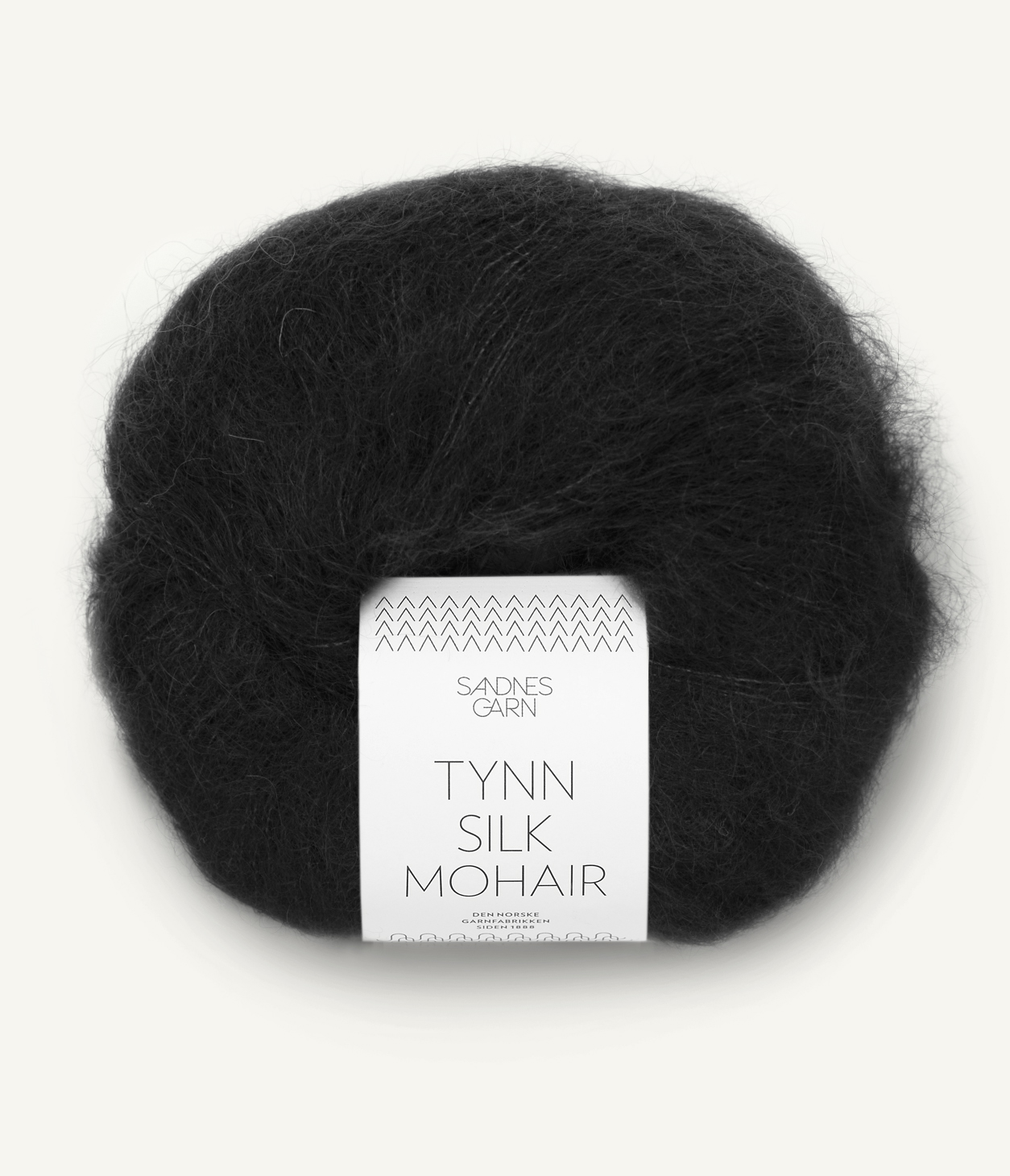 Tynn Silk Mohair, 1099 Svart