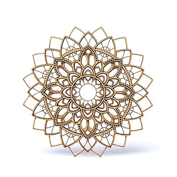 Väggdekor, mandala 25 cm