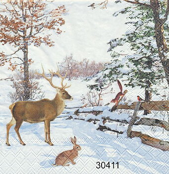 Naturbild med vilda djur