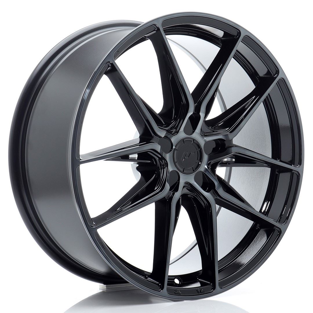 JR Wheels JR44 19x8 ET20-40 Oborrad Black Machined w/Tinted Face