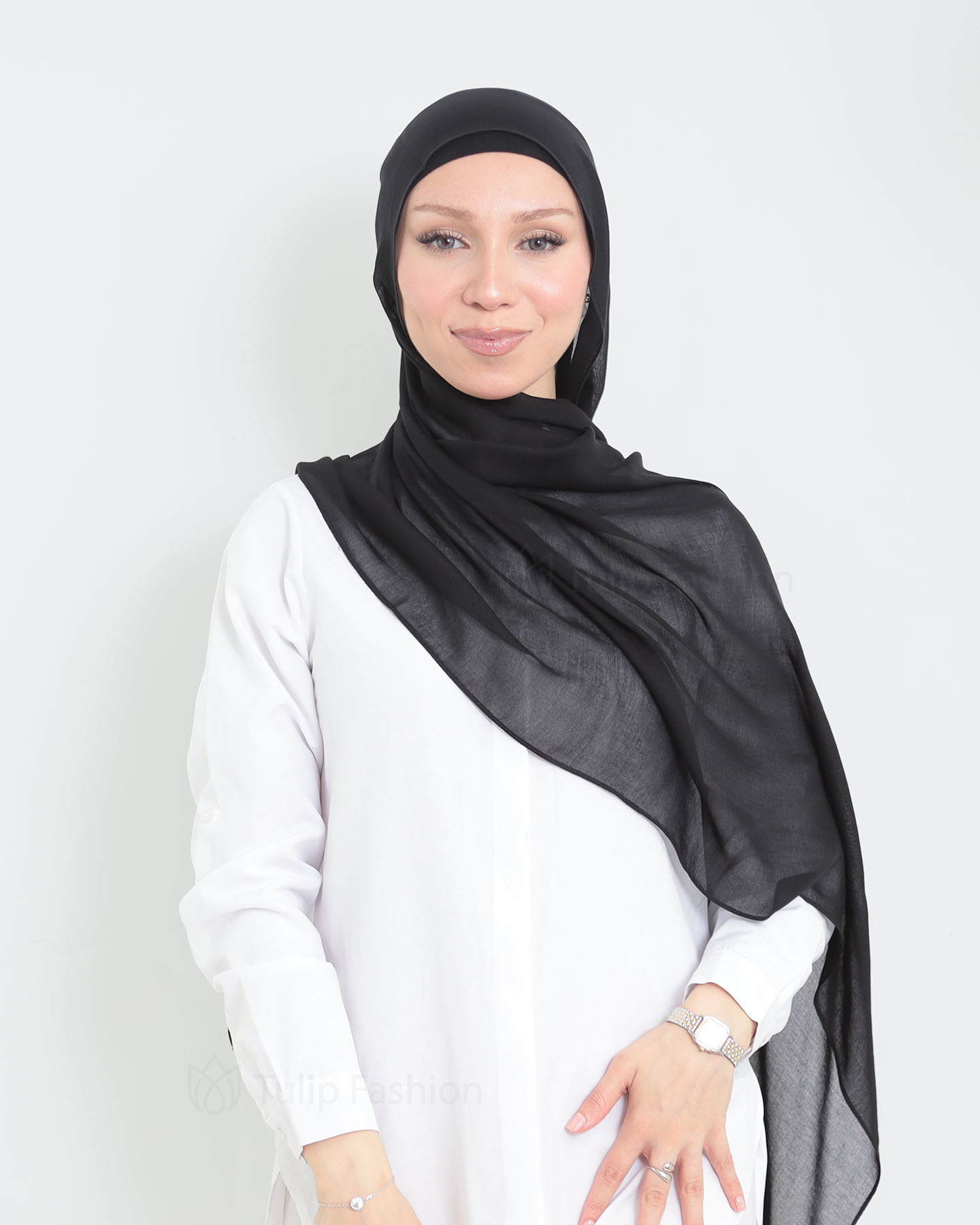 Hijab - Thin Modal - Black