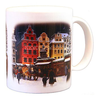 Julmarknaden Mugg - Nummer 1 av 8 - Jan Bergerlind