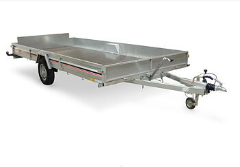 SLÄPVAGN :::  440 x 195 cm :: INTEGRERAD:: 1000 :: 1300 kg - BK #44