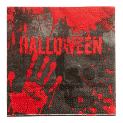 Pappersservetter Bloody Hand Halloween