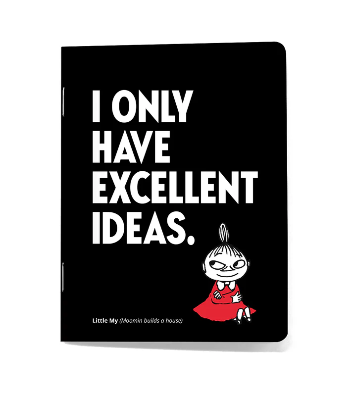 Mumin mini anteckningsbok - I only have excellent ideas