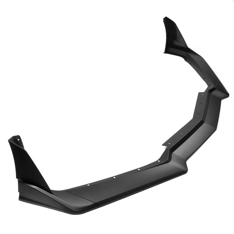 VZR2 Style Stötfångarläpp Lip - Blank Svart (CHEVROLET CORVETTE 2020-2022 C8) - 4