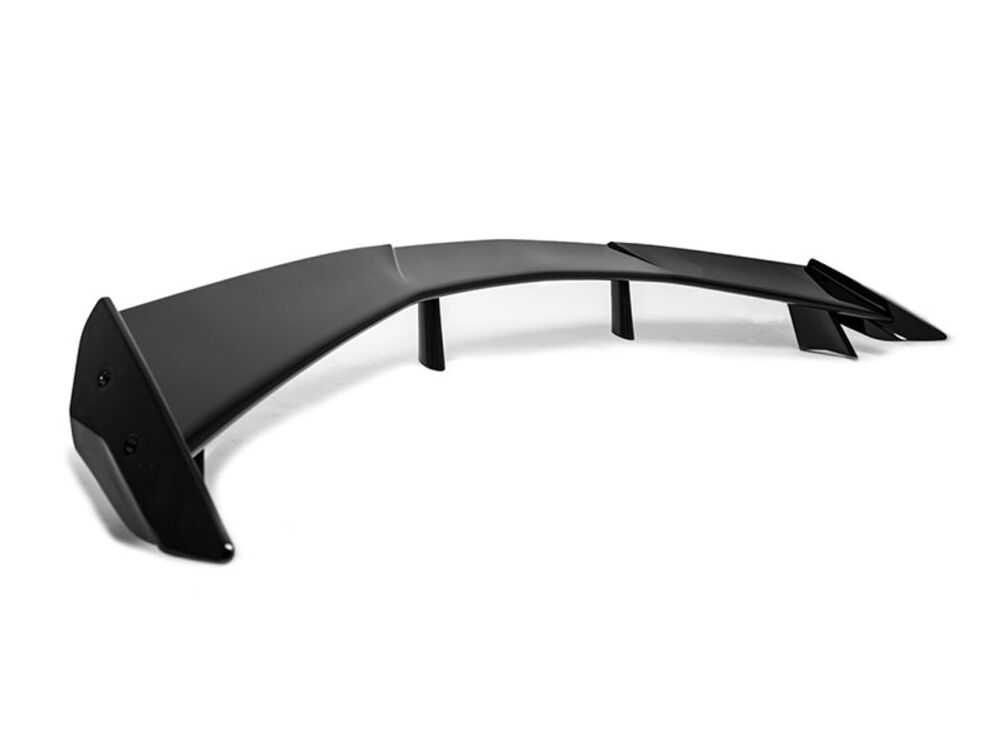 High Wing Bakre Vinge- Blank Svart (CORVETTE 20-22 C8) - 4