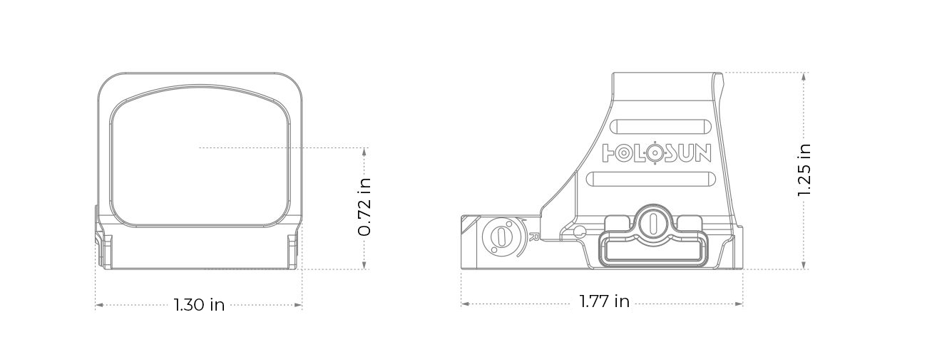 Holosun 507 COMP Green Reticle 10