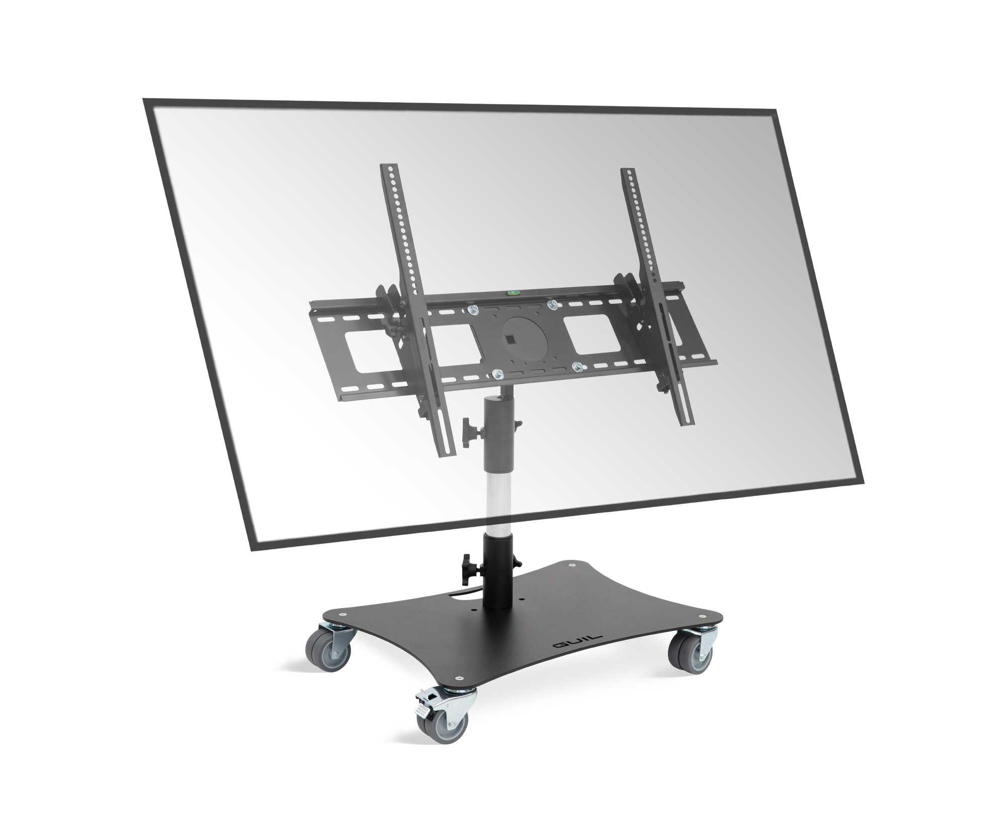 Low-level mobile stand for TV screens / 32-65 tum