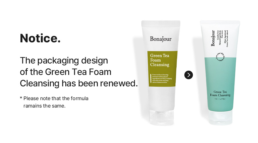 BONAJOUR - GREEN TEA FOAM CLEANSING 150 ML