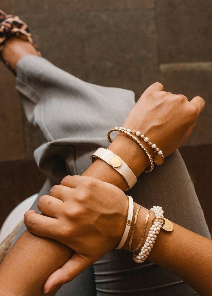 Menton Bracelet - Nude - By Jolima