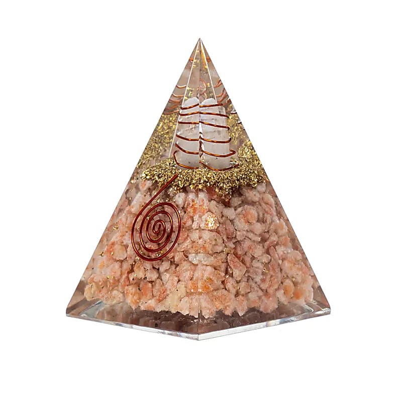 Orgonit pyramid solsten med solsymbol - 3