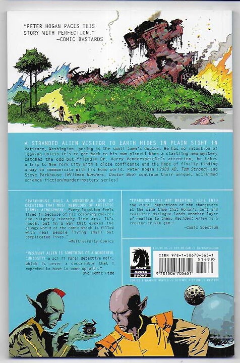 Resident Alien: Volume 5 - An Alien in New York TP NM- Peter Hogan Steve Parkhouse
