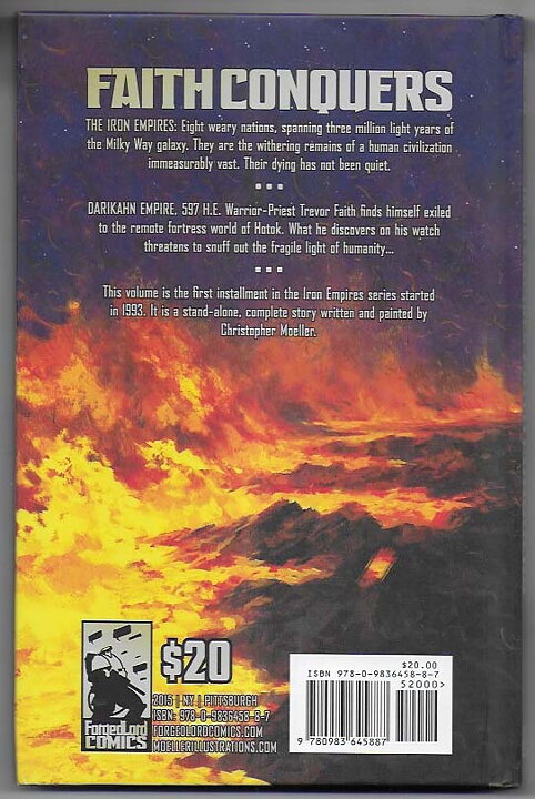 Iron Empires: Faith Conquers HC NM Christopher Moeller