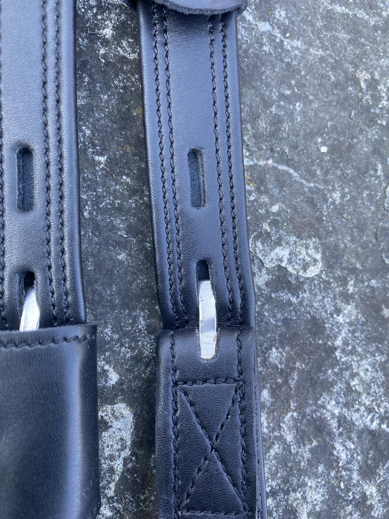 Dressage Enkelstigläder / Webbers Daslö (syntetläder), svart  - 4