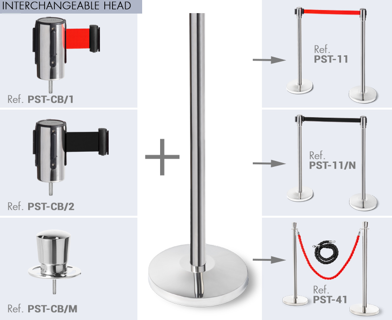 Barrier head with belt / 3 m - 3