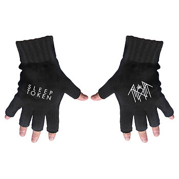 SLEEP TOKEN UNISEX FINGERLESS GLOVES - LOGO & SIGIL