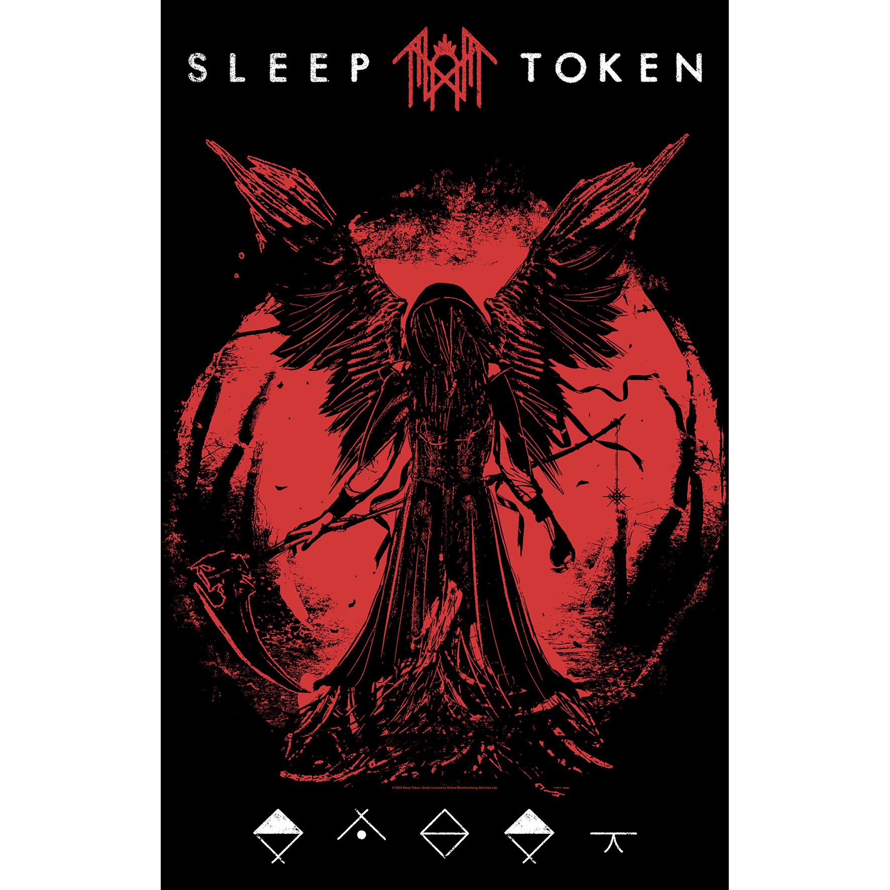 SLEEP TOKEN TEXTILE POSTER - TAKE ME BACK TO EDEN