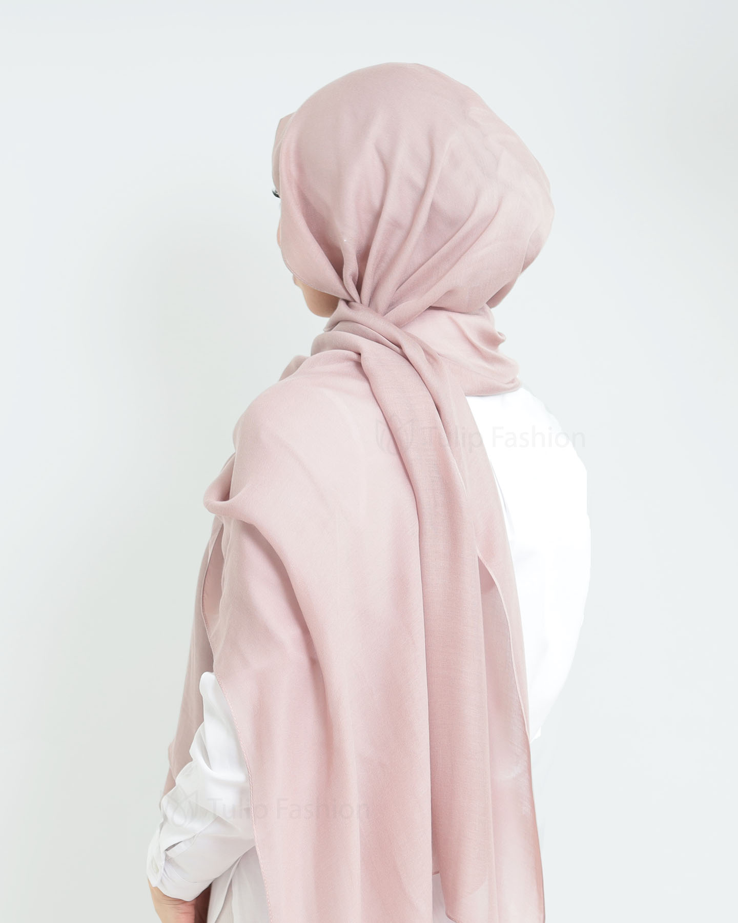 Hijab - Thin Modal - Old Mauve - 3