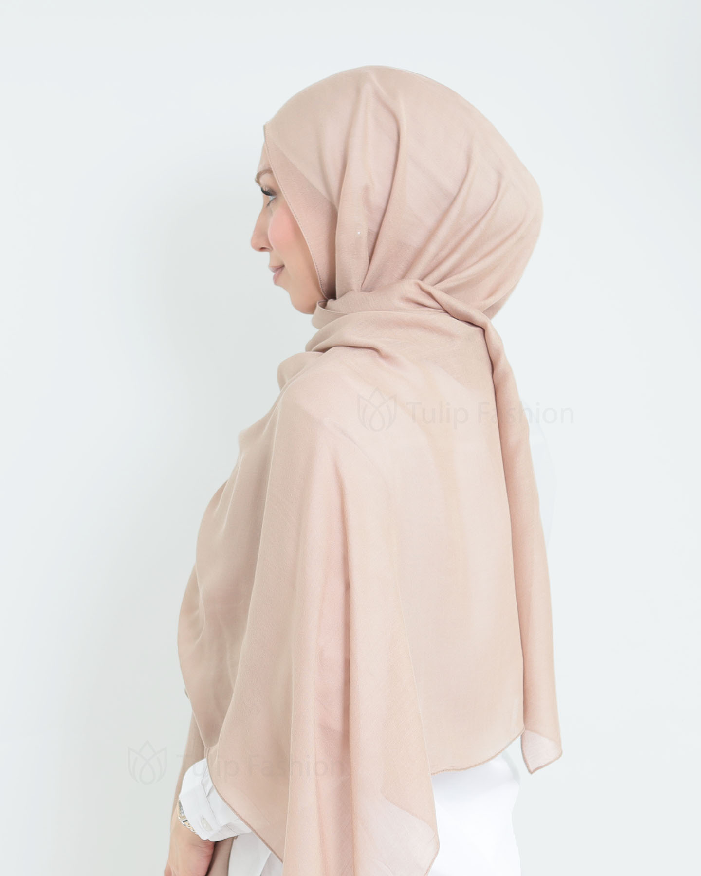 Hijab - Thin Modal - Hazel Brown - 3