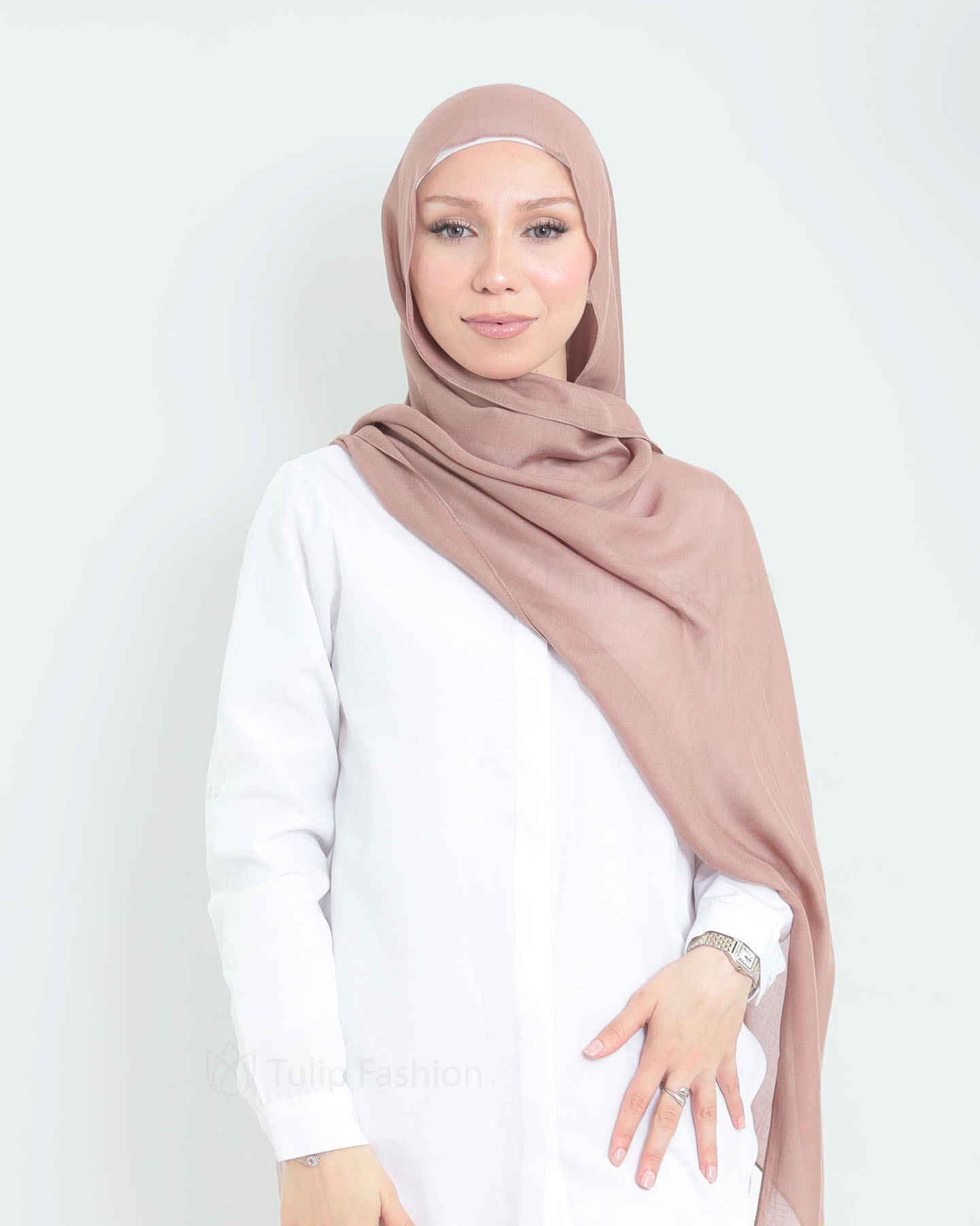 Hijab - Thin Modal - Walnut Brown