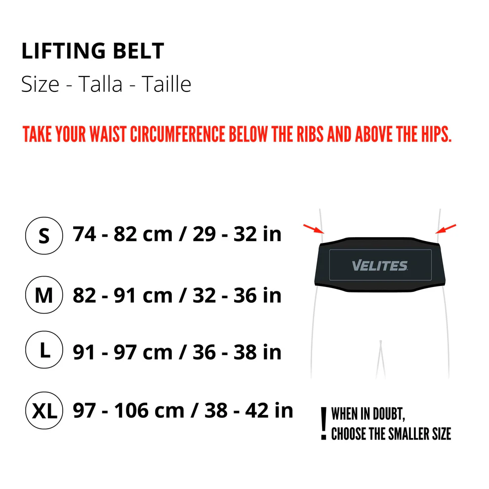 Velites - Lifting belt Black - 2
