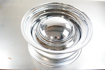 15x7 Smoothie 5-4."5/4.75" Chrome inc. Hub Cap