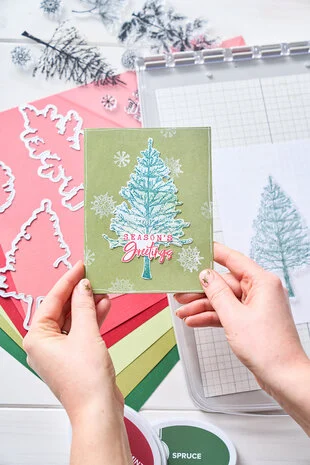 Framelits Die w/Stamps by 49 and Market A5 Pine Holidays (16+5pcs) - 4