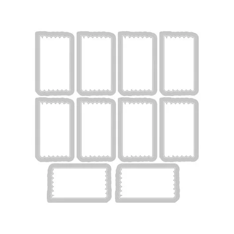 Framelits Die w/Stamps by 49 and Market A5 Tab Stamp Alpha (60+10pcs)  - 2