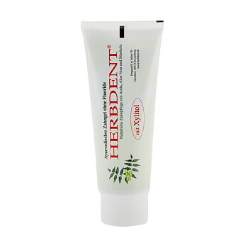 Herbdent Ayurvedic Tooth Gel with Xylitol, 80 ml Very mild natural tooth gel without fluoride